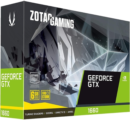 کارت گرافیک 192 بیتی Mining Rig کارت گرافیک ZOTAC Gaming GeForce GTX 1660 6GB GDDR5